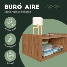 buros para recamaraMORU Buros para Recamara Flotante Moderno Mesita de Noce con Estante Mueb para Recamara Mesa iliar de Almacenamiento To liero Buro Practico y Estetico eco en Mexico Latteburos para recamara - 1 - Ver 3