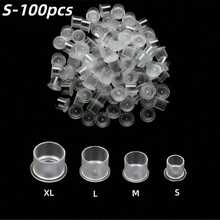 JellyfishPro Disposable Tattoo Ink Cups With Base (100/500/1000 Pieces), Tattoo Supplies, Tattoo Kits - Clear - View 13