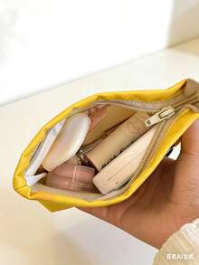 SPONGEBOB 1个海绵宝宝和派大星卡通主题化妆包，可用作文具袋、化妆品收纳包或小物件手提包，可爱有趣，适合日常搭配，也满足IP外设收纳和使用需求（款式随机） - 彩色 - 查看 5