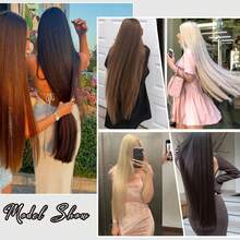 Tóc nối tổng hợp 5 kẹp dài 32 inch - Tóc giả thẳng dài màu nâu đen, dày và mượt mà, kẹp liền mạch, giúp tăng chiều dài và độ dày tức thì, tóc giả chịu nhiệt, phù hợp cho tạo kiểu hàng ngày, tiệc tùng và các dịp đặc biệt. - Nhiều màu - Xem 5