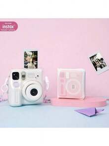 FujiFilm Mini SE立拍立得相機 3吋相紙自動曝光 便攜機身自備自拍鏡 記錄生活即刻呈現 - 白色 - 查看 5