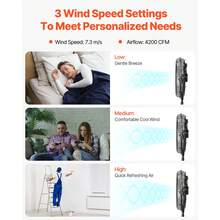 Wall-Mounted Fans - 570 mm - View 3