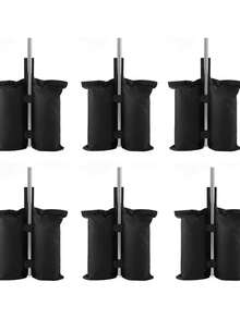 1/4PCS [Heavy Duty Gazebo Weights] Heavy Duty Gazebo Weights Bags | Sand Weight Bags For Pop Up Canopy Tent Sun Shades, Garden Gazebos, Umbrella, Parasols, Trampolines Weighted Feet Bag