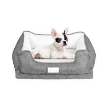 RED Cama para Perro Mediano Suave y elástico Cama ortopedica para Perros Antideizante y Lavable Sofá para Mascotas 21.6"*17.7"*10.2" - Medio - Ver 7