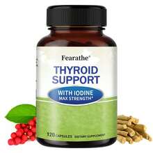 Fearathe Vitamin B12 Capsules – Supports Metabolism And Thyroid Health, Maintains Energy - 120 Capsules - 1 Bottle - 查看 7