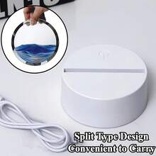 RAF A Captivating Sand Art USB Lamp With Adjustable LED Light, 3D Natural Landscape, Mobile Design, And Night Light Function.