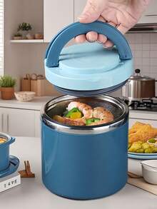 保溫防漏 630ml 湯罐 學生便當盒 密封湯品儲存容器 附手柄 便攜大容量食物容器 適合上班、旅行與戶外使用 廚房配件 返校理想選擇 - 彩色 - 查看 10