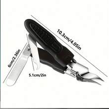 3pcs/1pc Multi-Function Stainless Steel Nail Clipper Set With Nail File And Nail Tools, Extra Sharp Pointed Blades, Suitable For Adults And Elderly With Thick, Hard Nails - Halloween Gift - Multicolor - View 7