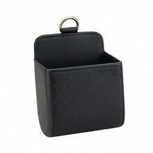 PU Leather Car Air Vent Mounted Phone Holder & Storage Box, Car Interior Accessories - Multicolor - View 6