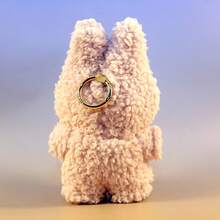 一件适用于第一/第二/第三代布娃娃的服装，陶瓷娃娃长发双面泡泡绒连体衣，15-18厘米娃娃连体衣，粉色皮革长发连体衣套装，悬挂式仙女配饰服装 - 皮粉色 - 查看 6