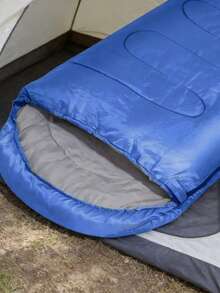 户外睡袋、露营睡袋、野外生存睡袋 - 藍色 - 查看 4