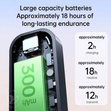 2-In-1 Bluetooth 5.4 Audio Transmitter Receiver, 3.5mm AUX RCA TF Card HIFI Wireless Adapter With Microphone - A - View 5