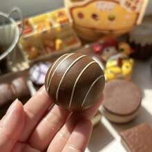 慢回弹巧克力面包挤压玩具，缓解压力，舒缓情绪，礼物，节日礼物，生日礼物，完美礼物 - 彩色 - 查看 5