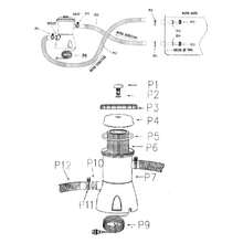 330 Gallon Electric Cartridge Pool Filter Pump System High Flow for Above Ground Pools 110V US Plug - Gris Claro - Ver 9