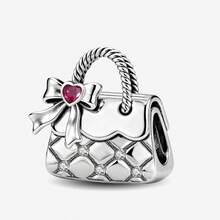 1 chiếc mặt dây chuyền hình túi du lịch dễ thương bằng bạc Sterling 925, thích hợp để trang trí vòng tay cho nữ hoặc làm đồ trang sức DIY. - Bộ 2 - Xem 13