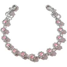Fruit Bag Charm Key Chain Accessory Purse Charm Gifts For Women - Chain Silver / Pink Crystals - View 6