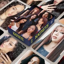 55张KATSEYE女团照片卡，KPOP明星周边，LOMO卡，照片卡 - 彩色 - 查看 4