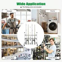 HaroldDol Fishing Rod Racks - Silver - View 5