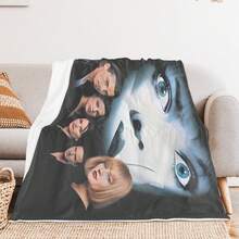 C325519506e4ec14d0082ad089848085 Cartoon Blanket Soft Comfortable Multi Function Cozy Throw Blanket Home Decor Perfect Gift Warm Sofa Bed Blanket - 彩色 - 查看 6