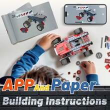 8 In 1 STEM Kits For Age 6-8 DIY Electronic Monster Truck Building Kit STEM Toys For Boys Craft Projects 8-10 Build Robot DIY Activity For Ages 6 7 8 9 10 11 12 + YearsFull Of Fun - RobotB - View 4