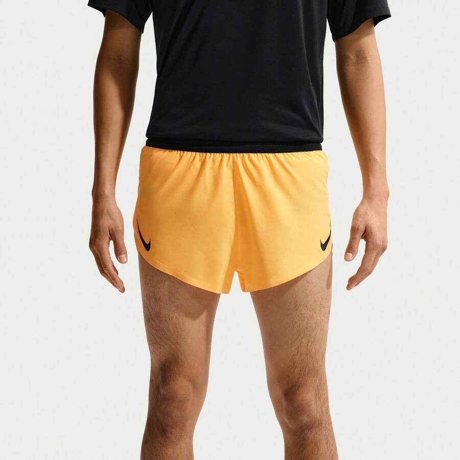 Men's Nike Dri-FIT Aero Swift 2-In-1 Shorts FN3350-845 - Yellow - View 1