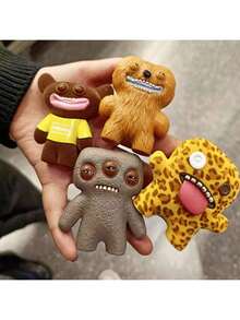 Fugglers Teeth Monster Best-Selling Blind Box Figures – These Whimsical Ugly-Cute Freakish Creature Model Dolls Boast A Quirky And Creative Design. They Serve As The Perfect Desktop Ornaments, And Also Make An Ideal Gift Choice For Birthdays, Valentine's Day, As Well As Festive Occasions Like Easter, Halloween, Thanksgiving, Christmas And New Year. - Multicolor - View 2