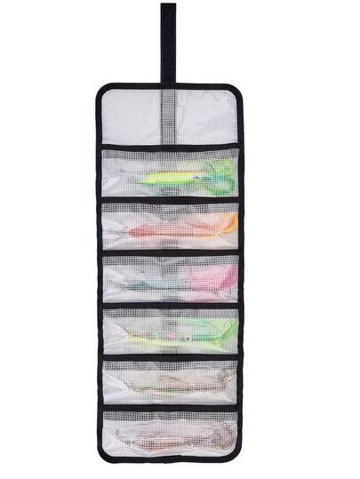 Large Capacity Transparent PVC Fishing Tackle Bag - Portable & Durable, Suitable For Storing Baits And Accessories