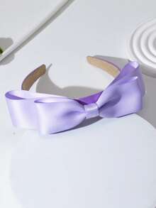 1pc Women Double Layered Bow Headband Hair Accessory, Suitable For Everyday, Work, And Party Occasions Valentine's Day Valentines,Hairband,Hair Hoop Headbands Head Accessories Beauty Home Hair Accessories - White - View 7