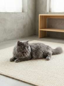 PETSIN 1 Pc  Cat Scratcher Mat Natural Sisal Cat Scratch Mats Scratching Pad Protect Carpets And Sofas - Khaki - View 5