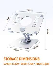 Pure Aluminum Alloy Flat Plate Bracket, 360-Degree Rotation, Foldable, Solid And Durable, Beautiful - Multicolor - View 11