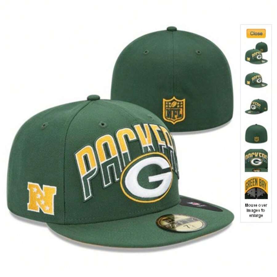 Gorra de béisbol bordada de tamaño de equipo de baloncesto y rugby, protección solar cerrada, gorra no ajustable - Figura 18 - Ver 1