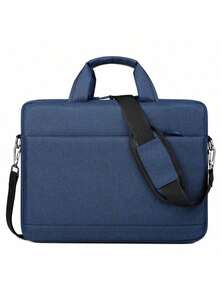 14-17.3 Inch Waterproof Laptop Briefcase, Compatible With Macbook Pro 15/16, Air 15 M2, 14-17.3 Inch HP And Asus Laptops, Ultra-Slim Messenger Bag/Shoulder Bag, Black - Multicolor - View 12