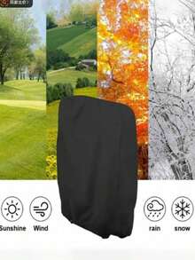 1 peça de capa protetora contra poeira para cadeira dobrável ao ar livre, protetor de poltrona reclinável portátil dobrável, à prova d'água, à prova de sol, à prova de chuva