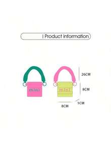 New Mini Small Bag Female Cute Headphone Bag Cloth Handheld Lipstick Bag Data Cable Storage Bag - Pink - View 11