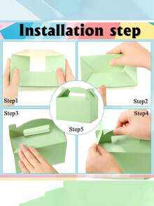 12/6pcs Set Valentine's Day/Easter Triangle Gift Boxes, Colorful Paper Candy, Snack And Cake Gift Boxes, Suitable For Birthday, Back To School, Wedding Party Favors, Size 6 X 3.5 X 3.5 Inches (Soft Tone) - Combination Colors - View 10