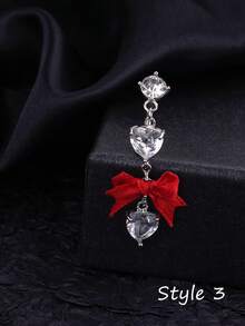 1-4 chiếc khuyên rốn Fairycore hình nơ hồng dễ thương kiểu Y2K đính đá hình trái tim, trang sức rốn, khuyên rốn hình rùa hồng, khuyên rốn hình nơ, khuyên rốn treo, khuyên rốn hình trái tim bằng thép không gỉ hình sao biển, khuyên rốn acrylic, quà tặng cho phụ nữ và bé gái, đeo hàng ngày, quà Giáng sinh và Halloween. - Màu Hồng Tươi - Xem 16