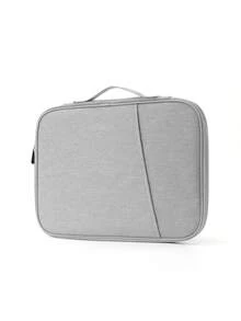 13 14 Inch Laptop Bag Laptop Case Laptop Sleeve Laptop Handbag For Business Travel College Office With Handle Portable Lightweight Multifunctional - Grey - View 5