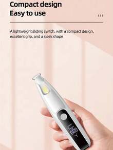 Mașină de tuns silențioasă pentru animale de companie, 50dB, reîncărcabilă și impermeabilă, cu lumină LED pentru labe, ochi, urechi, față și fund de câini și pisici mici, aparat de ras multifuncțional pentru animale de companie - Multicolor - Vizualizare 3