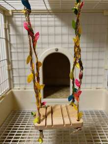 Pure Natural Parrot Toy Swing, Bird Toy To Relieve Boredom And Have Fun, Special Products For Tiger Skin And Peony, Climbing And Biting Cage, Interior Decoration