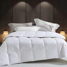 Advanced Quilted Quilt, Down Instead Of Bedding, Gift For Ladies/Men, White, Multiple Sizes Available, 2026 New Year Gift. - White - View 2