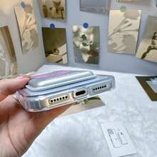 这款亚克力透明硬壳+磁吸卡槽,兼容三星Galaxy S25、S24、S23 Ultra、S21 Plus和FE。也适用于17/16/15/14/13/12/11以及Pro、Pro Max系列手机。这款无线充电保护壳具有防震设计、简约透明外观,并配有磁吸盖。 - 粉色 - 查看 6