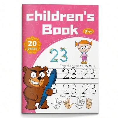 Number Tracing Workbook – Learn To Write Numbers With Trace-And-Write Lines, Counting Practice And Simple Color Activities, Clear Guided Pages For Daily Training, Builds Number Recognition, Hand Control And Confidence