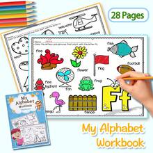 ABC Tracing & Writing Book – Uppercase/Lowercase Letter Practice, Stroke Guides And Repeating Writing Lines, Builds Letter Recognition And Early Literacy Skills - Alphabet Workbook - View 8