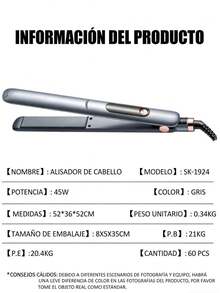 La temperatura de la pantalla grande en la hebilla de la barra de pelo rizado  se calienta rápidamente, dando regalos el día de San valentín. - Multicolor - Ver 7