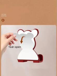 4个快乐小熊塑料墙钩，可爱造型，实用收纳功能，承重力强，稳固耐用，方便悬挂剃须刀、毛巾、牙刷杯等小物件。安装简便，不伤墙面，适用于浴室、厨房、卧室等多种场景，多种尺寸可选，打造整洁可爱的生活！