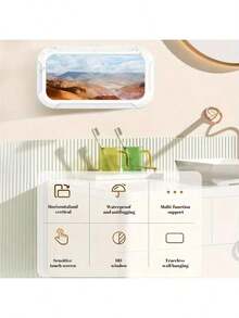 360° Adjustable Waterproof Shower Phone Holder - Extendable Wall Mounted Phone Stand Accessory Fits 4-7 Inch Smartphones, Bathroom Accessories Bathroom - Multicolor - View 10