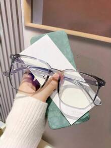 1副/5副装 男士日常佩戴方形透明镜片眼镜 - 5PC - 查看 7