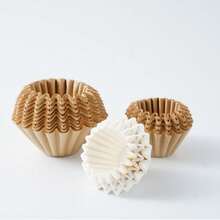 50pcs/Pack 1-2 Cup Small Coffee Filter Papers, Disposable Filter Baskets Suitable For Kalita Wave 155 Series Drip Coffee Pot, Single Serve Coffee Pot, Pour Over Coffee And Drip Coffee Maker, Fit For 1-2 People Use - One Size - View 4