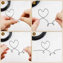 2mm X 5m Flexible Craft Metal Wire, Plated In Gold/Silver/Black, Suitable For Jewelry Making, Beading And DIY