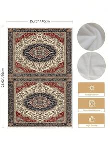 2pcs/4pcs Bohemian Pattern Kitchen Towels, Bohemian Pattern Bathroom Towels, Bohemian Outdoor Party Towels, Bohemian Home Decor, Bohemian Kitchen Decor, Modern Style, Quick Dry, Super Soft Microfiber Material, Rectangular, 15.75IN*23.62IN/40*60CM Digital Printing Pattern, Suitable For Outdoor Party Decoration, Bohemian Holiday Gifts - Multicolor - View 4